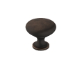 Amerock AMBP36907-ORB Era Series, Zinc Traditional Knob, 1-1/4" Diameter - Oil Rubbed Bronze Finish