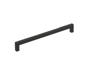 Amerock AMBP36909-FB Monument Series, Aluminum Contemporary Pull, 8-13/16" Center to Center - Matte Black Finish
