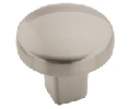 Amerock AMBP4425-G10 Forgings Series, Zinc Die Cast Knob, 1-1/4" Diameter - Satin Nickel Finish