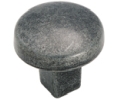 Amerock AMBP4425-WI Forgings Series, Zinc Die Cast Knob, 1-1/4" Diameter - Wrought Iron Finish