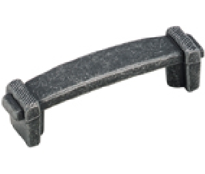 Amerock AMBP4426-WI Forgings Series, Zinc Die Cast Pull, 3" Center to Center - Wrought Iron Finish
