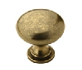 Amerock AMBP53005-BB  Allison™ Series, Zinc Die Cast Knob, 1-1/4" Diameter - Burnished Brass Finish