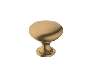 Amerock AMBP53005-CZ Edona Series, Zinc Traditional Knob, 1-1/4" Diameter - Champagne Bronze Finish
