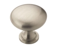 Amerock AMBP53005-G10 Allison Value Series, Zinc Die Cast Knob, 1-1/4" Diameter - Satin Nickel Finish