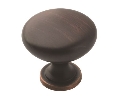 Amerock AMBP53005-ORB  Allison™ Value Series, Zinc Die Cast Knob, 1-1/4" Diameter - Oil Rubbed Bronze