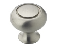 Amerock AMBP53011-G10  Allison™ Series, Zinc Die Cast Knob, 1-1/4" Diameter - Satin Nickel Finish