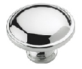 Amerock AMBP53015-26  Allison™ Series, Zinc Die Cast Knob, 1-1/4" Diameter - Polished Chrome Finish