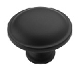 Amerock AMBP53015-FB  Allison™ Series, Zinc Die Cast Knob, 1-1/4" Diameter - Flat Black Finish