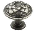 Amerock AMBP53027-AP Galleria Series, Zinc Die Cast Knob, 1-5/16" Diameter - Aged Pewter Finish