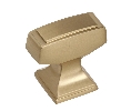 Amerock AMBP53029-BBZ Mulholland™ Series, Zinc T-Knob, 1-1/4" Diameter - Golden Champagne Finish