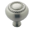 Amerock AMBP53471-G10  Allison™ Series, Zinc Die Cast Knob, 1-1/4" Diameter - Satin Nickel Finish