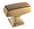 Amerock AMBP53534-2-GB Mulholland Series, Zinc Knob, 1-1/2" Length - Gilded Bronze Finish