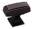 Amerock AMBP53534-2-ORB Mulholland Series, Zinc Die Cast Knob, 1-1/2" Length - Oil Rubbed Bronze Finish