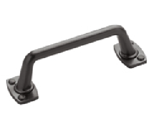 Amerock AMBP53711-GPH Rochdale™ Series, Zinc Die Cast Pull, 3" Center to Center - Graphite Finish