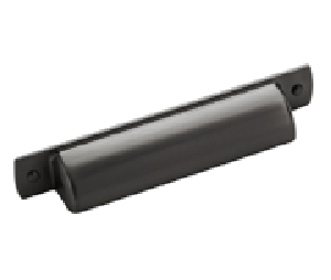 Amerock AMBP53716-GPH Rochdale™ Series, Zinc Die Cast Cup Pull, 3-3/4" Center to Center - Graphite Finish