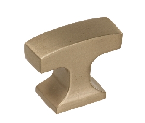 Amerock AMBP53717-BBZ Westerly™ Series, Zinc Knob, 1-5/16" Length - Golden Champagne Finish