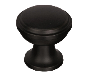 Amerock AMBP53718-BBR Westerly™ Series, Zinc Knob, 1-3/16" Diameter - Black Bronze Finish