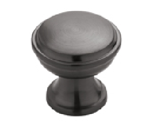 Amerock AMBP53718-GPH Westerly™ Series, Zinc Die Cast Knob, 1-3/16" Diameter - Graphite Finish