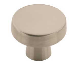 Amerock AMBP55270-G10 Blackrock Series, Zinc Alloy Knob, 1-5/16" Diameter - Satin Nickel Finish