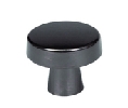Amerock AMBP55270-GM Blackrock Series, Zinc Alloy Knob, 1-5/16" Diameter - Gunmetal Finish