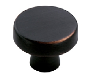 Amerock AMBP55270-ORB  Blackrock Series, Zinc Die Cast Knob, 1-5/16" Diameter - Oil Rubbed Bronze Finish