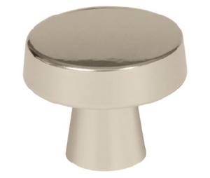 Amerock AMBP55270-PN Blackrock Series, Zinc Alloy Knob, 1-5/16" Diameter - Polished Nickel Finish