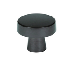 Amerock AMBP55272-GM Blackrock Series, Zinc Alloy Knob, 1-5/8" Diameter - Gunmetal Finish