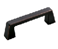 Amerock AMBP55275-ORB Blackrock Series, Zinc Die Cast Pull, 3" Center to Center - Oil Rubbed Bronze Finish