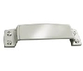 Amerock AMBP55318-PN Highland Ridge Series, Zinc Die Cast Cup Pull, 3-1/2" Center to Center - Polished Nickel Finish