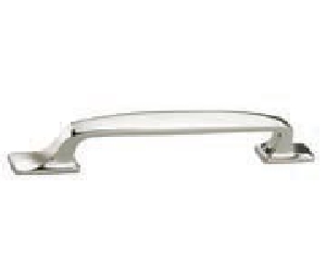 Amerock AMBP55321-PN Highland Ridge Series, Zinc Die Cast Pull, 6-5/16" Center to Center - Polished Nickel Finish