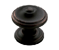 Amerock AMBP55341-ORB Revitalize Series, Zinc Die Cast Knob, 1-1/4" Diameter - Oil Rubbed Bronze Finish