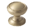 Amerock AMBP55342-BBZ Revitalize Series, Zinc Knob, 1-1/4" Diameter - Golden Champagne Finish