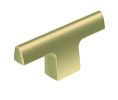 Amerock AMBP55361-BBZ Riva Series, Zinc Knob, 2-1/2" Length - Golden Champagne Finish