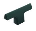 Amerock AMBP55361-MB Riva Series, Zinc Knob, 2-1/2" Length - Matte Black Finish