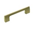 Amerock AMBP55365-BBZ Riva Series, Zinc Pull, 3-3/4" Center to Center - Golden Champagne Finish