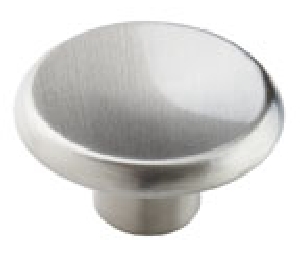 Amerock AMBP69151-G10  Allison™ Series, Zinc Die Cast Knob, 1-1/2" Diameter - Satin Nickel Finish