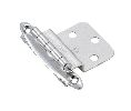 Amerock AMBPR3417-26 Modern Non Self-Closing Face Frame Mount Hinge Pair, 3/8" Inset - Polished Chrome Finish