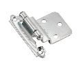Amerock AMBPR3428-26 Face Mount Hinge Pair Self-Closing, 3/8" Inset - Polished Chrome Finish