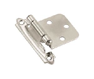 Amerock AMBPR3429-26 Face Mount, Heavy Duty Self-Closing Hinge Pair, Variable Overlay - Polished Chrome Finish