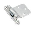 Amerock AMBPR7630-26 Self-Closing Face Mount Hinge Pair, 3/8" Inset - Polished Chrome Finish