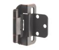Amerock AMBPR7565-ORB Oil Rubbed Bronze Partial Wrap 3/8" Inset Face Frame Hinge - 1 Pair