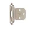 Amerock AMBPR7629-G10 Satin Nickel Partial Wrap 3/8" Inset Face Frame Hinge - 1 Pair