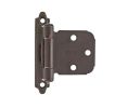 Amerock AMBPR7629-ORB Oil Rubbed Bronze Partial Wrap 3/8" Inset Face Frame Hinge - 1 Pair