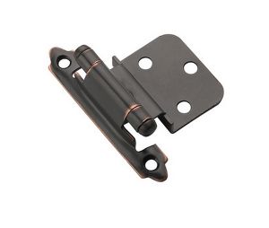 Amerock AMCM7128ORB 100 Pairs per box, Self-Closing Series Hinge Pairs, 3/8" Inset - Oil Rubbed Bronze Finish