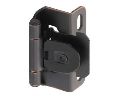 Amerock AMCMR8719-ORB 100 pairs per box, Single Demountable Heavy Duty Self-Closing Hinge Pair, 1/2" Overlay - Oil Rubbed Bronze Finish