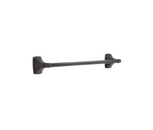 Amerock AMBH26503-ORB Towel Bar, Clarendon Series - Oil Rubbed Bronze, 18" Center to Center, 19-3/4" Length