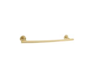 Amerock AMBH26543-BBZ Towel Bar, Arrondi Series - Brushed Bronze, 18" Center to Center, 21" Length