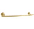 Amerock AMBH26543-BBZ Towel Bar, Arrondi Series - Brushed Bronze, 18" Center to Center, 21" Length