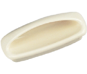 Bainbridge PL1710AL 1714 Series, Plastic Recessed Drawer Pull, 2-7/8" Center to Center - Almond Finish