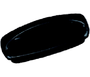 Bainbridge PL1710BK 1710 Series, Plastic Recessed Drawer Pull, 2-7/8" Center to Center - Black Finish